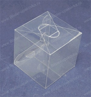 Прозрачная коробка из пластика 70x70x70