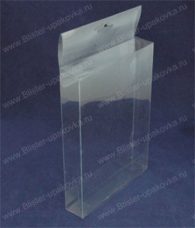 Прозрачная коробка с евро-отверстием 150x30x200